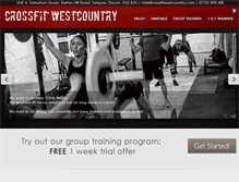 Tablet Screenshot of crossfitwestcountry.com